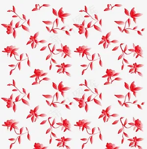 渐变色小碎花矢量素材图片