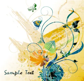 植物花藤花纹矢量图下载 植物花藤花纹矢量图下载