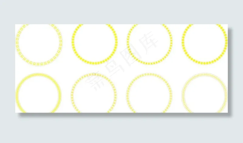 圆形花边图片cdr矢量模版下载