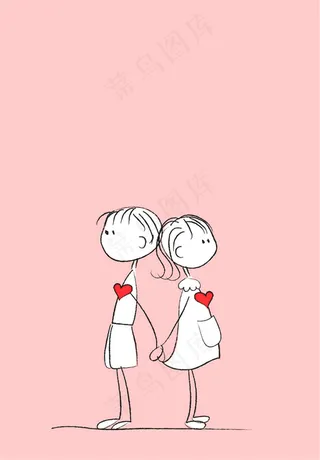 卡通情侣漫画图片