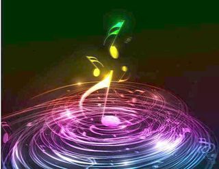 背景矢量音乐音符柔光