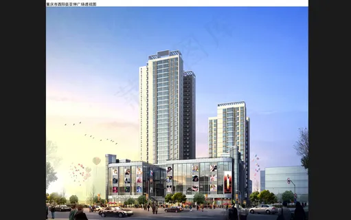 建筑楼盘效果图图片 建筑楼盘效果图图片