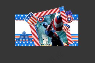 美国队长主题宝宝宴