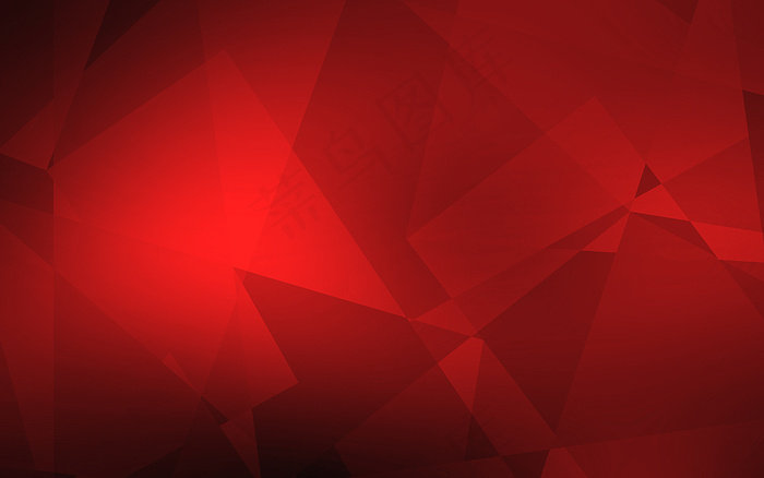红色几何图形背景
