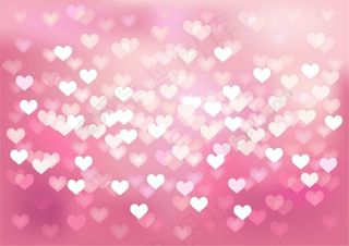 爱心背景图案矢量图