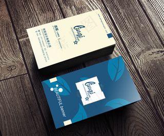 装潢装饰装修房地产名片设计模版