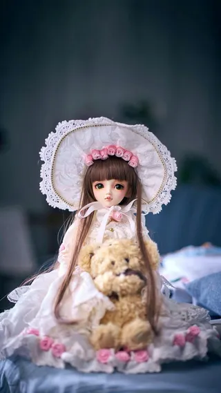 公仔女公主高清摄影图片