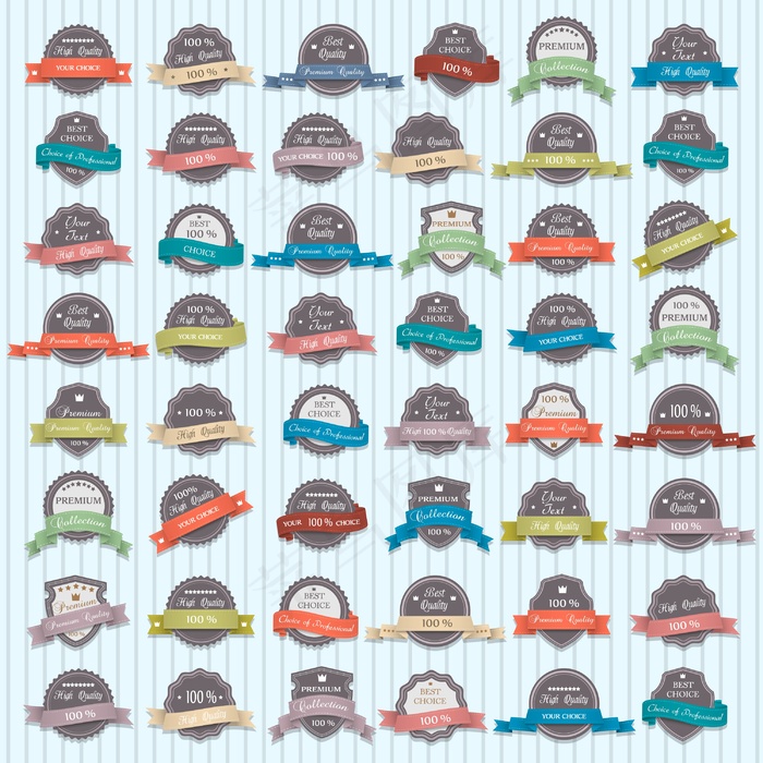 大矢量集优质标签