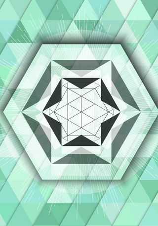 海报封面形状几何背景素材台阶五角星...