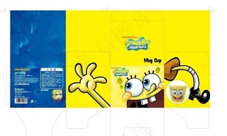 卡通 海棉宝宝 彩盒 设计图片