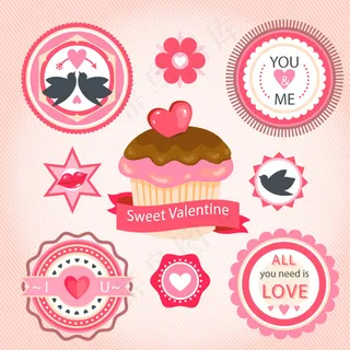 蛋糕包装图形图片