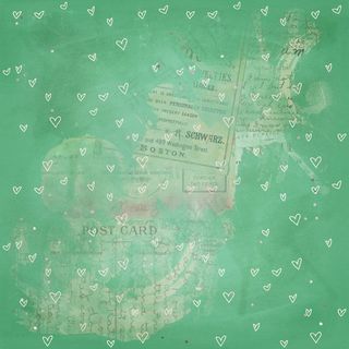 森系绿色小清新日系文艺风包装墙纸矢...