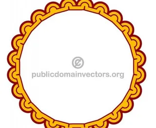 空白贴纸 矢量图形