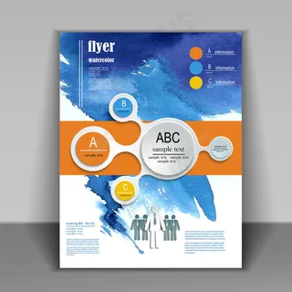 创意宣传单页矢量设计图片