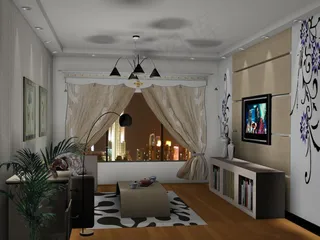 客厅室内设计3d模型