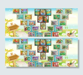 儿童美术作品展图片