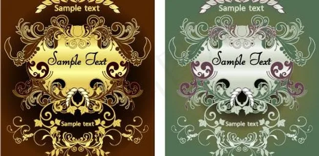 缤纷色彩潮流图案矢量图223