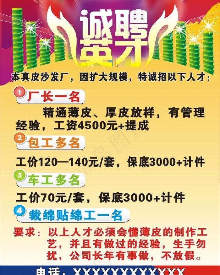 诚聘英才图片cdr矢量模版下载