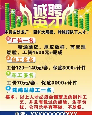 诚聘英才图片