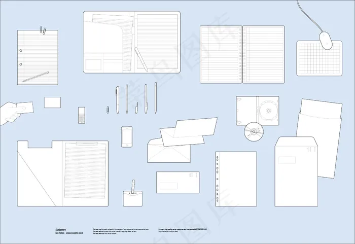 VI设计元素矢量eps,ai矢量模版下载