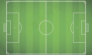 足球场示意图图片