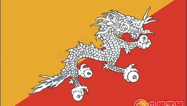 矢量不丹国旗