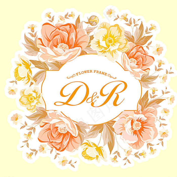 婚礼logo图片(5669X5669(DPI:120))psd模版下载