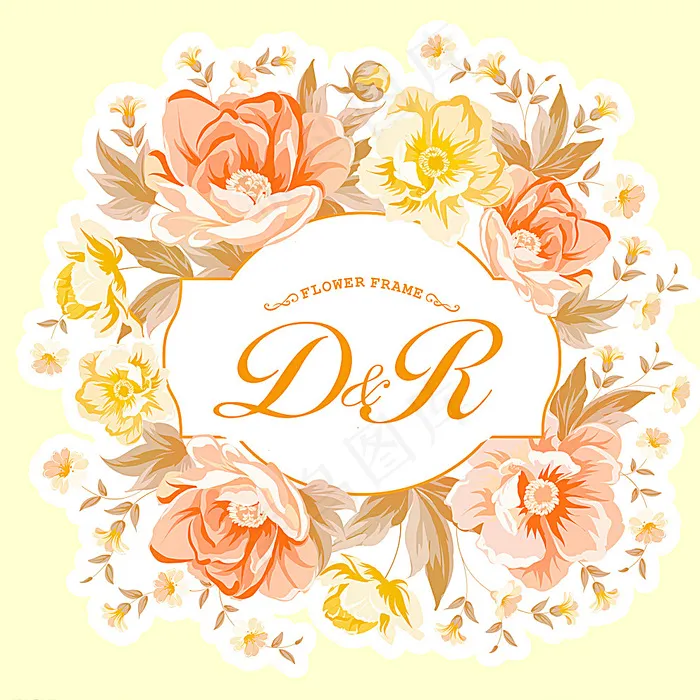 婚礼logo图片(5669X5669(DPI:120))psd模版下载