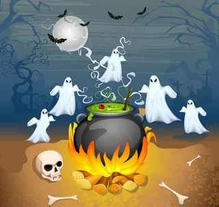 万圣节海报背景图片