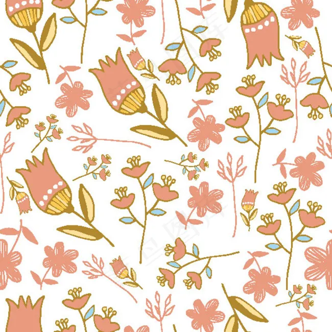 秋天甜蜜无缝背景1 [转换]ai矢量模版下载