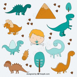 手拉娃娃在石器时代