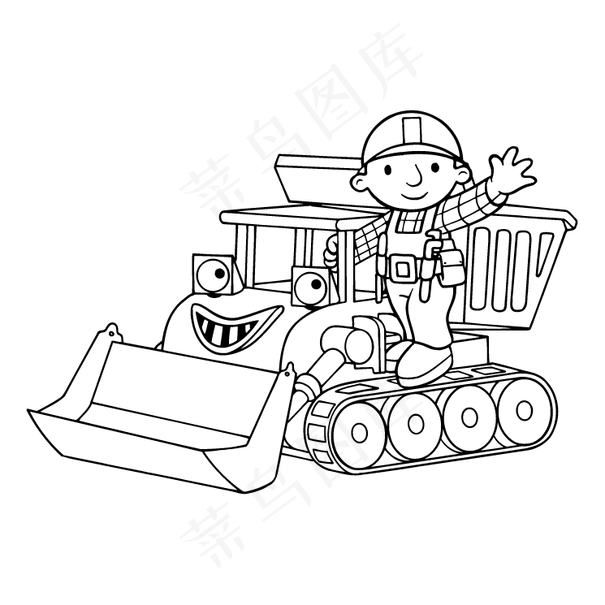 鲍勃Builder 2eps,ai矢量模版下载