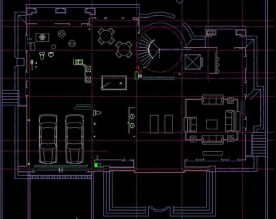 别墅石材装饰 平面