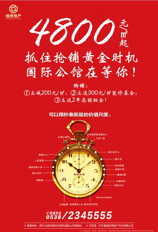 房地产广告单页报纸DM设计分层图psd模版下载