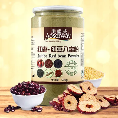 红枣红豆八宝粥单品展示图psd模版下载