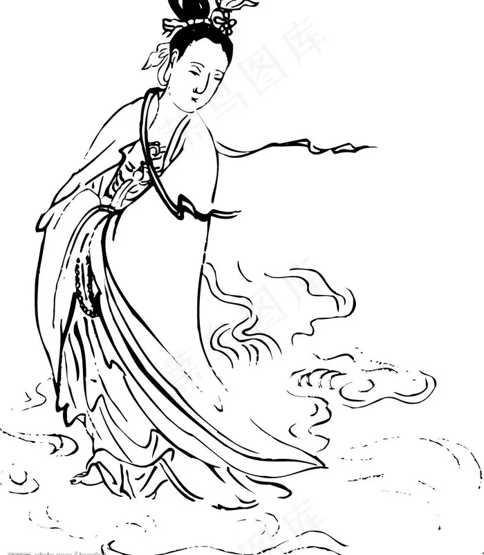 神话传说图片ai矢量模版下载