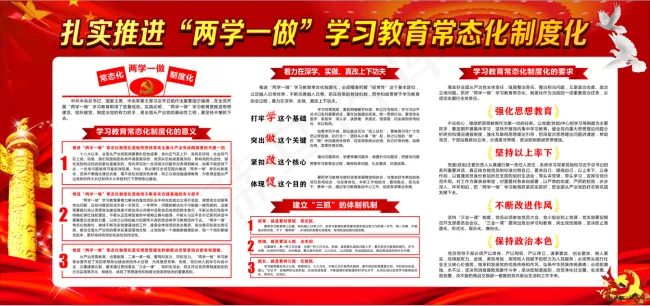 两学一做(210X297)cdr矢量模版下载
