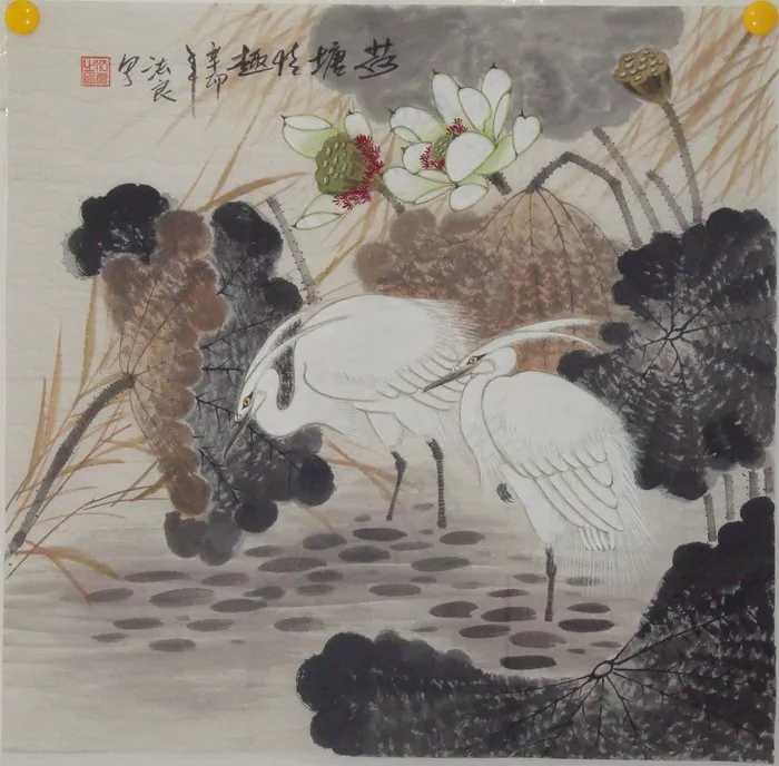 水墨花鸟 水墨花鸟