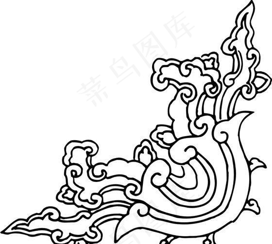 清代（下）版画 装饰画 中华图案五千年 矢量 AI格式_0998ai矢量模版下载