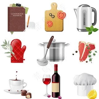 厨房用品图标图片 厨房用品图标图片