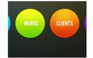 圆形大气导航flash整站下载