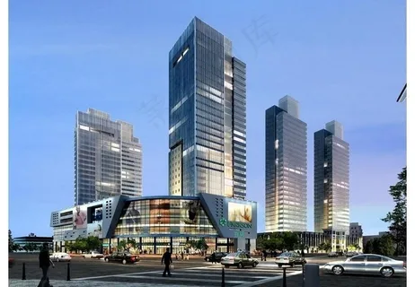 房地产楼盘效果图psd分层素材图片