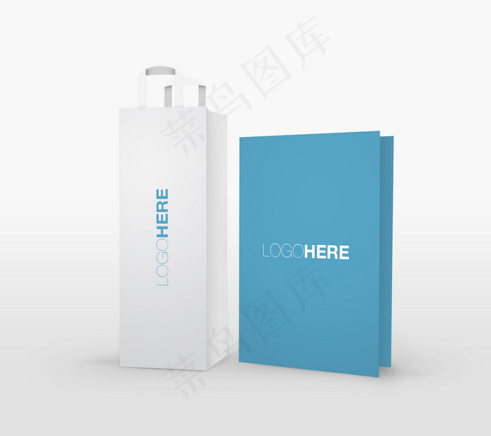 手提袋样机智能贴图样机