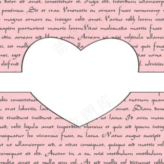 心格式情人节背景图形