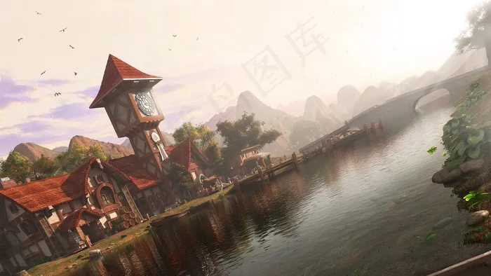 魔兽世界湖畔镇图片