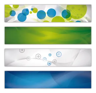 清新banner矢量素材