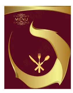 矢量抽象餐具图片素材