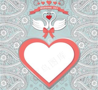 婚礼邀请卡图片