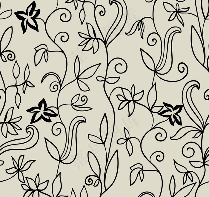 手绘花纹图片
