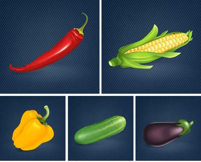 蔬菜牛仔布背景图片eps,ai矢量模版下载